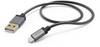 Hama [1x USB 2.0 connector A - 1x Apple Dock lightning plug] 1.50 m Anthracite