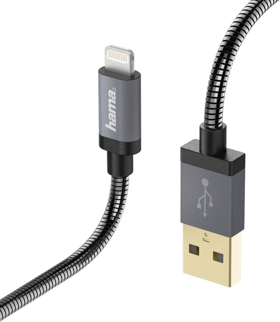 Hama USB cable 1.50 m Anthracite 00173626-3