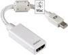 Hama 00053246 DisplayPort / HDMI Adapter [1x Mini DisplayPort plug - 1x HDMI socket] White