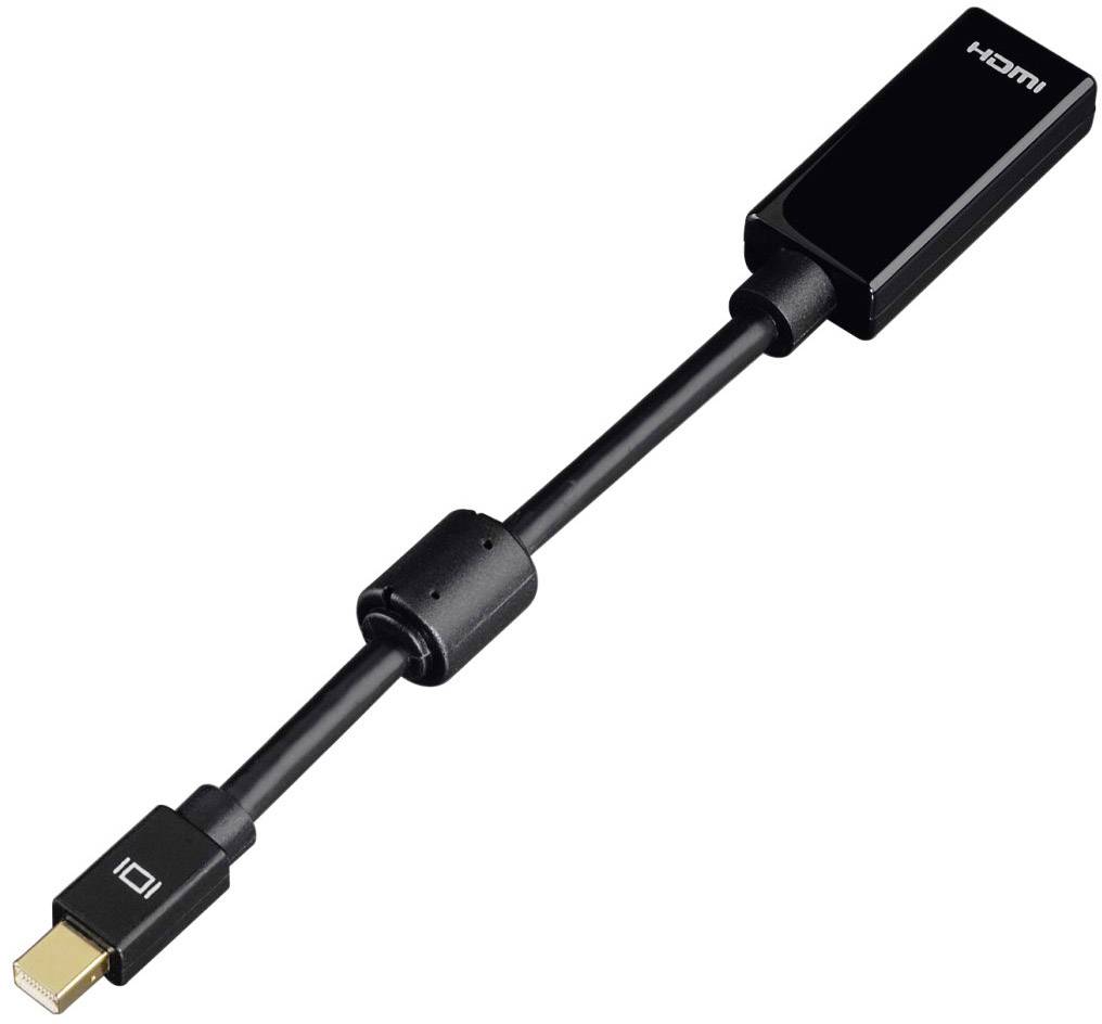 Hama 00053768 DisplayPort / HDMI Adapter [1x Mini DisplayPort plug - 1x HDMI socket] Black gold plated connectors-7