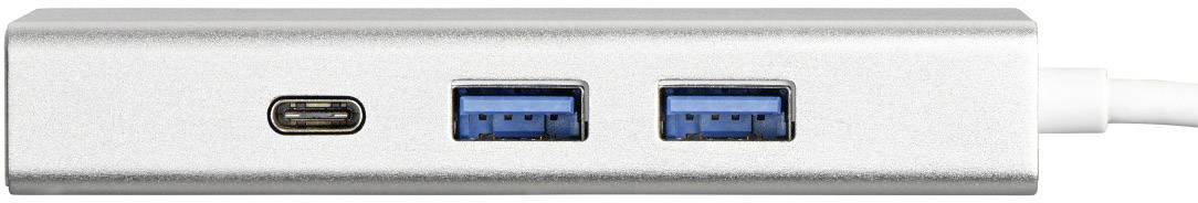 Hama 00135758 USB / Jack Adapter [1x USB-C® plug - 1x USB 3.2 2nd Gen port A (USB 3.1), USB-C® socket, Jack socket 3.5 m-2