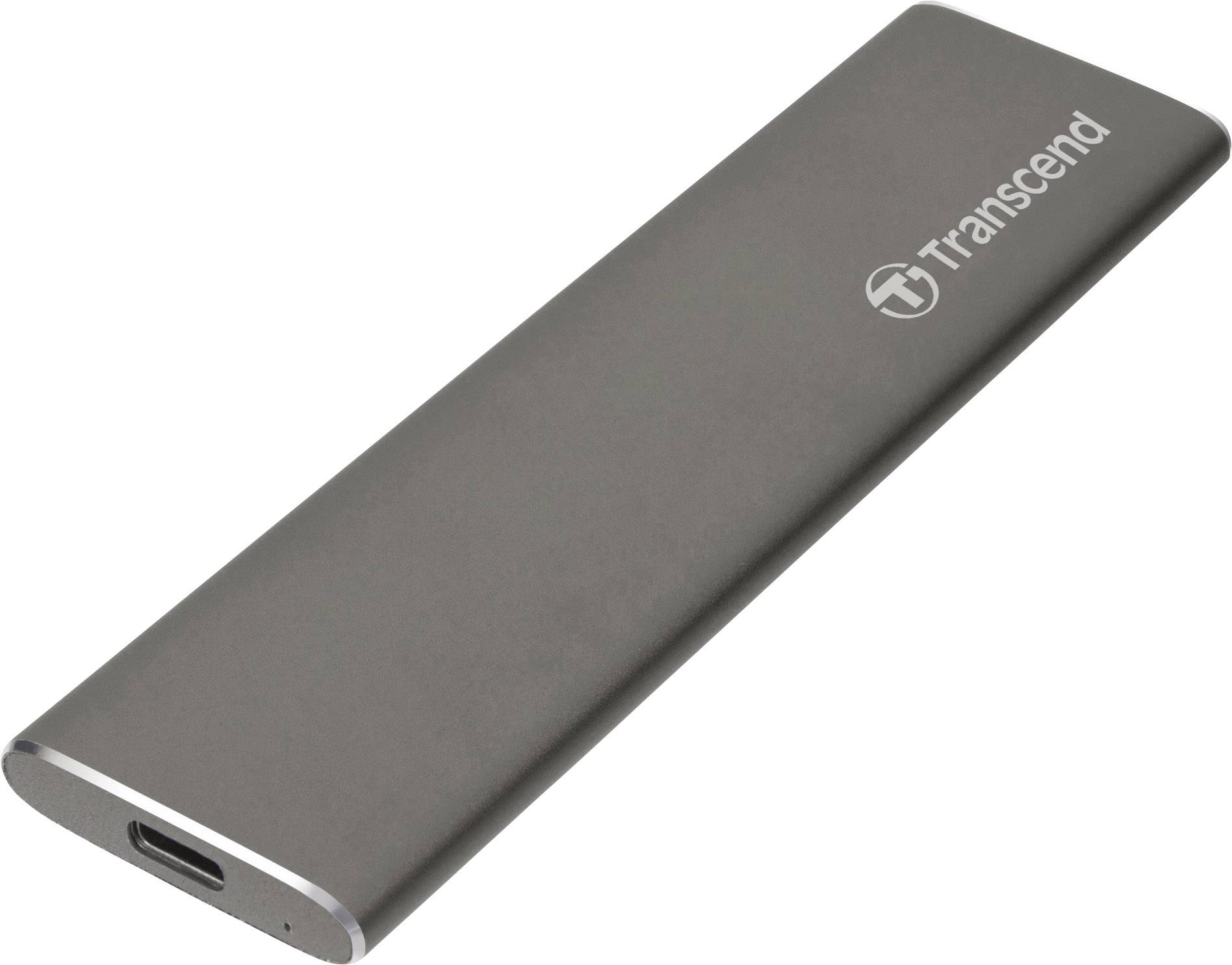Transcend ESD250C 2.5 external SSD hard drive 960 GB Spaceship grey USB-C™