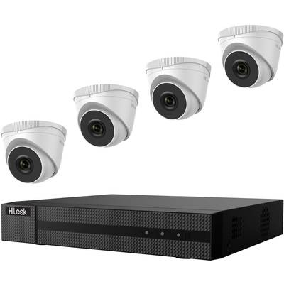HiLook IK-4142TH-MH/P hl414t LAN IP-CCTV camera set 4-channel incl. 4 cameras 1920 x 1080 p  