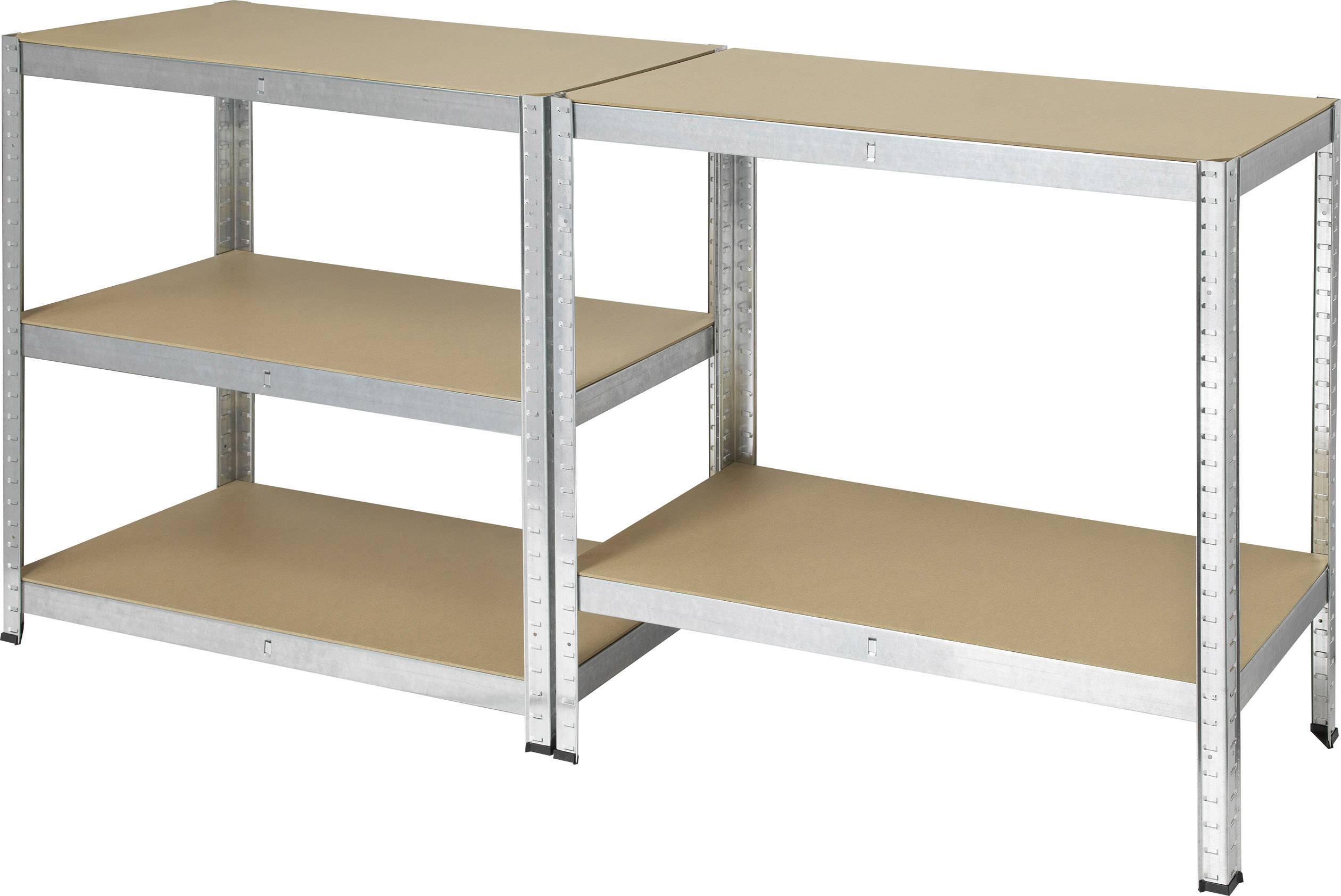 TOOLCRAFT 1897698x3 Heavy duty shelving 175 kg (W x H x D) 90 x 180 x
