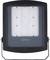 A rectangular LED floodlight with a black frame and two vertical LED strips, with 'OPPLE' written on the front.