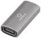 A grey-silver USB-C adapter with the inscription 'renkforce'.