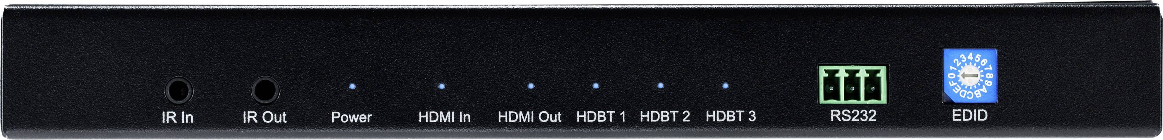 SpeaKa Professional HDMI™, Infrared HDBaseT Extender (transmitter + splitter) via RJ45 network cable 70 m No. of outputs: 4 x
