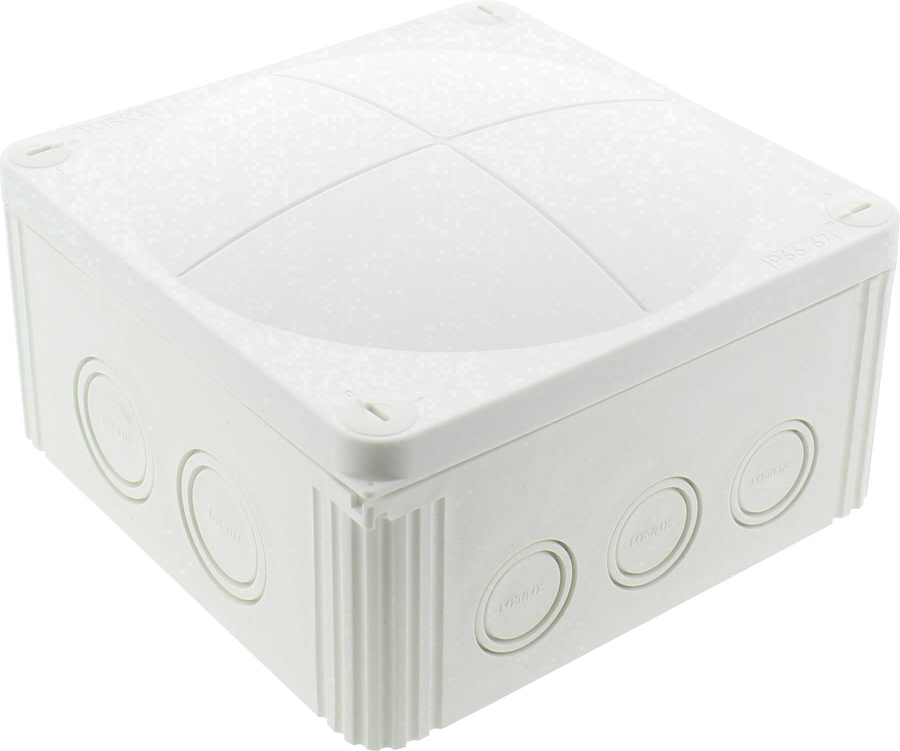 Image of Wiska 10062211 Junction box (L x W x H) 140 x 140 x 82 mm Creamy white IP66/67 (tested according to DIN VDE 0470 Part 1/11.92) 1 pc(s)