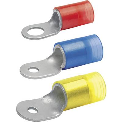 Klauke 6525 Ring terminal Cross section (max.)=10 mm² Red 1 pc(s)