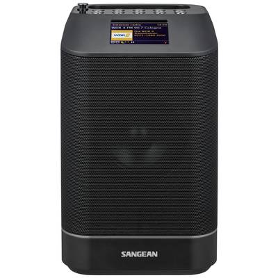 Image of Sangean WFS-58 Internet portable radio DAB+, FM, Internet AUX, Bluetooth, Wi-Fi, Internet radio Multi-room Black