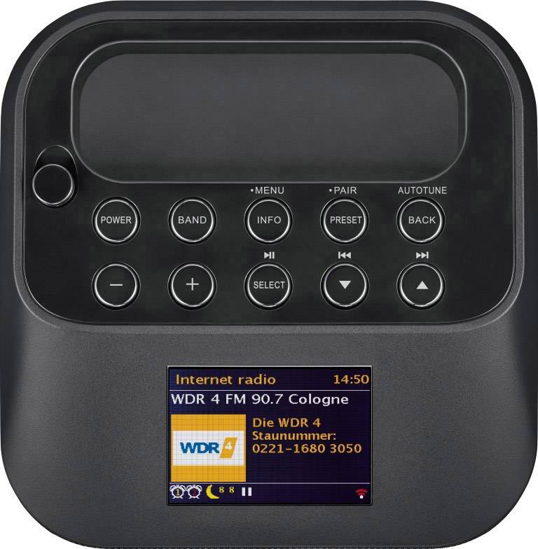 Sangean WFS-58 Internet portable radio DAB+, FM, Internet AUX, Bluetooth, Wi-Fi, Internet radio Multi-room Black-1