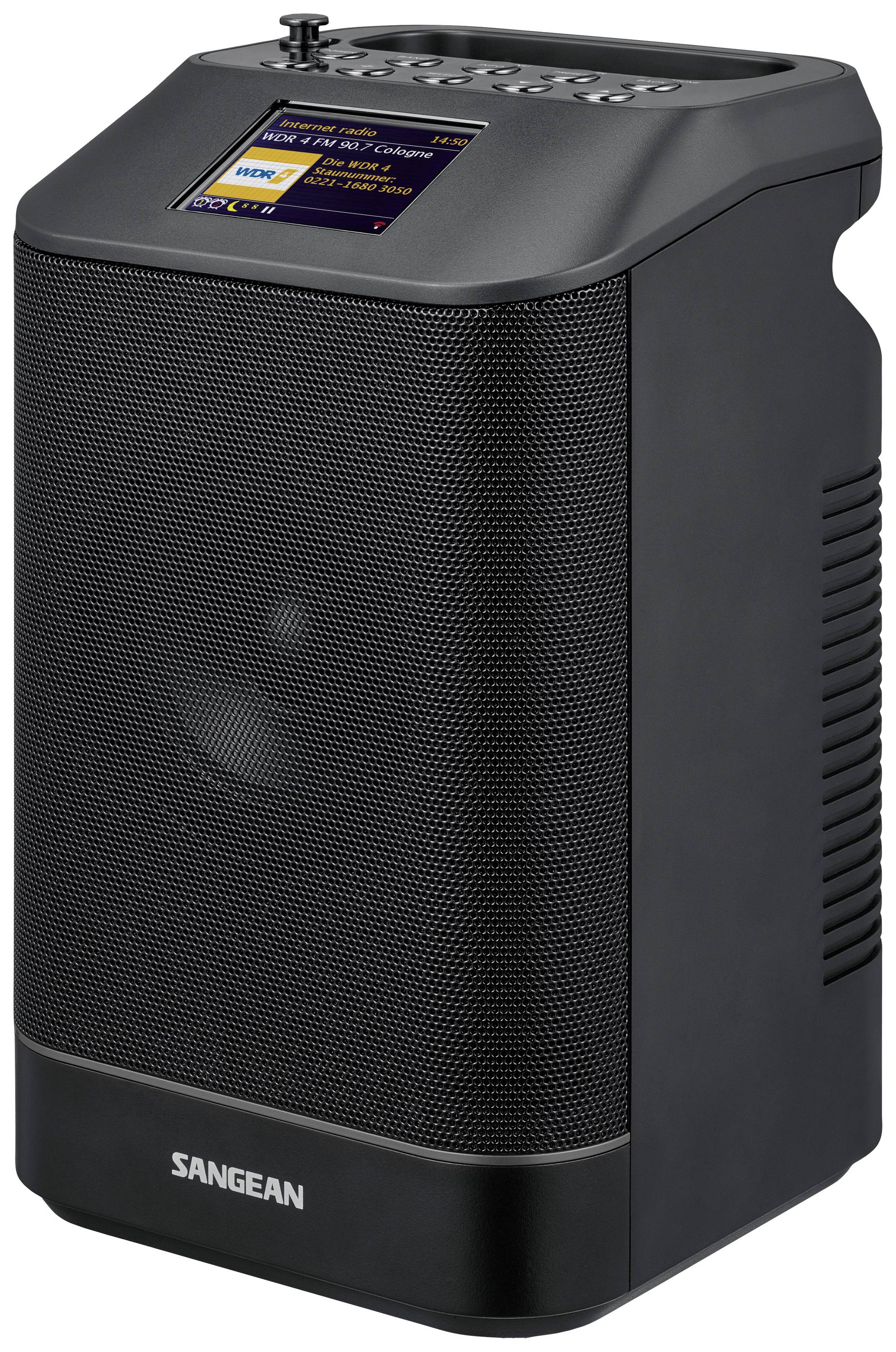 Sangean WFS-58 Internet portable radio DAB+, FM, Internet AUX, Bluetooth, Wi-Fi, Internet radio Multi-room Black-2