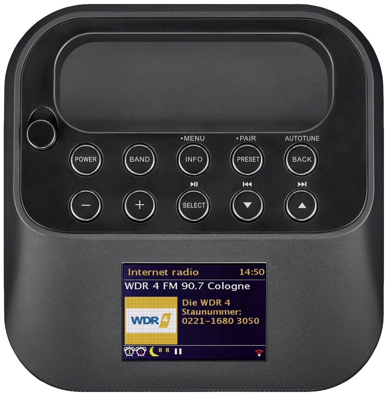 Sangean WFS-58 Internet portable radio DAB+, FM, Internet AUX, Bluetooth, Wi-Fi, Internet radio Multi-room Black-6