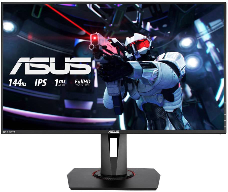 Asus VG279Q Gaming screen 68.6 cm (27 inch) EEC A (A+++ – D) 1920 x 1080 p Full HD 1 ms HDMI™, DisplayPort, DVI, Jack connector IPS LED