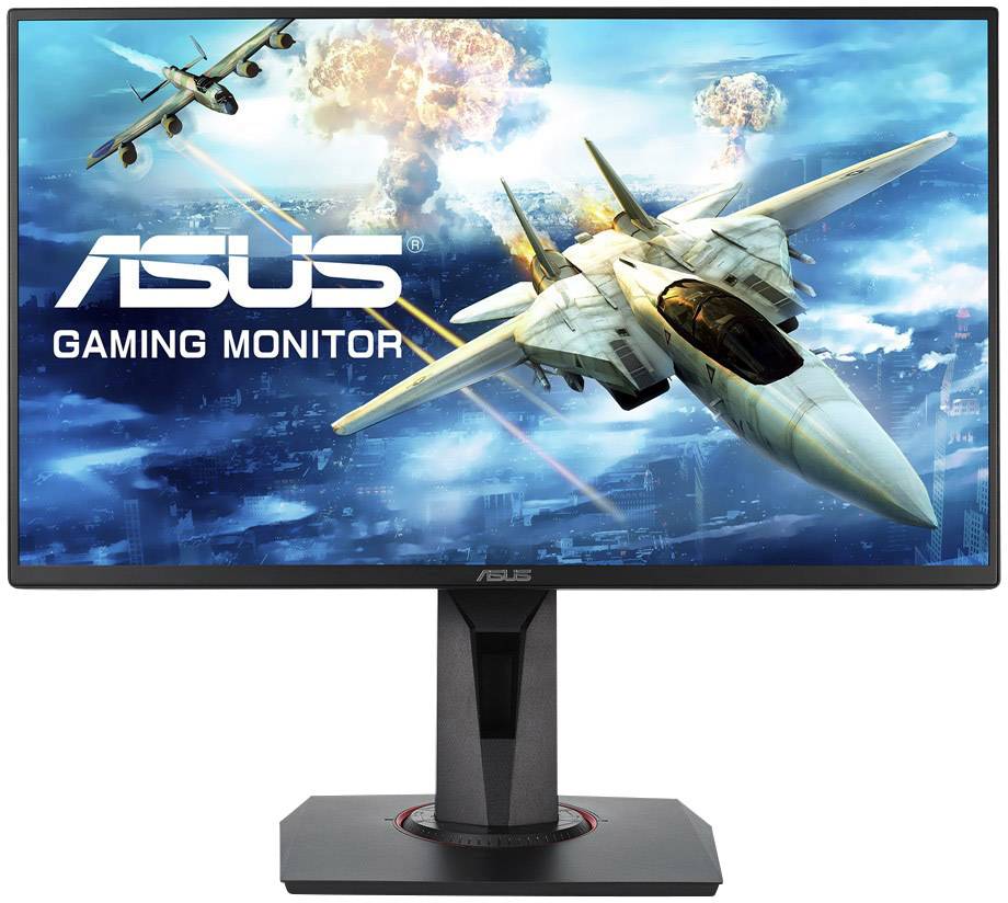 Asus VG258QR Gaming screen 62.2 cm (24.5 inch) EEC A (A+++ - D) 1920 x 1080 p Full HD 1 ms HDMI™, DisplayPort, DVI TN LED