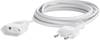 Sygonix SY-5042680 Current Cable extension White 5.00 m H03VVH2-F 2X 0,75 mm²