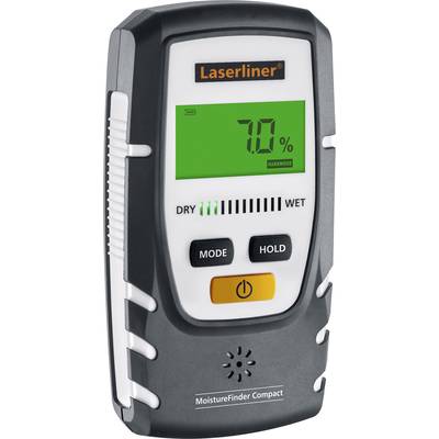 Laserliner 082.332A Moisture meter  Building moisture reading range 0 up to 85 vol% Wood moisture reading range 0 up to 