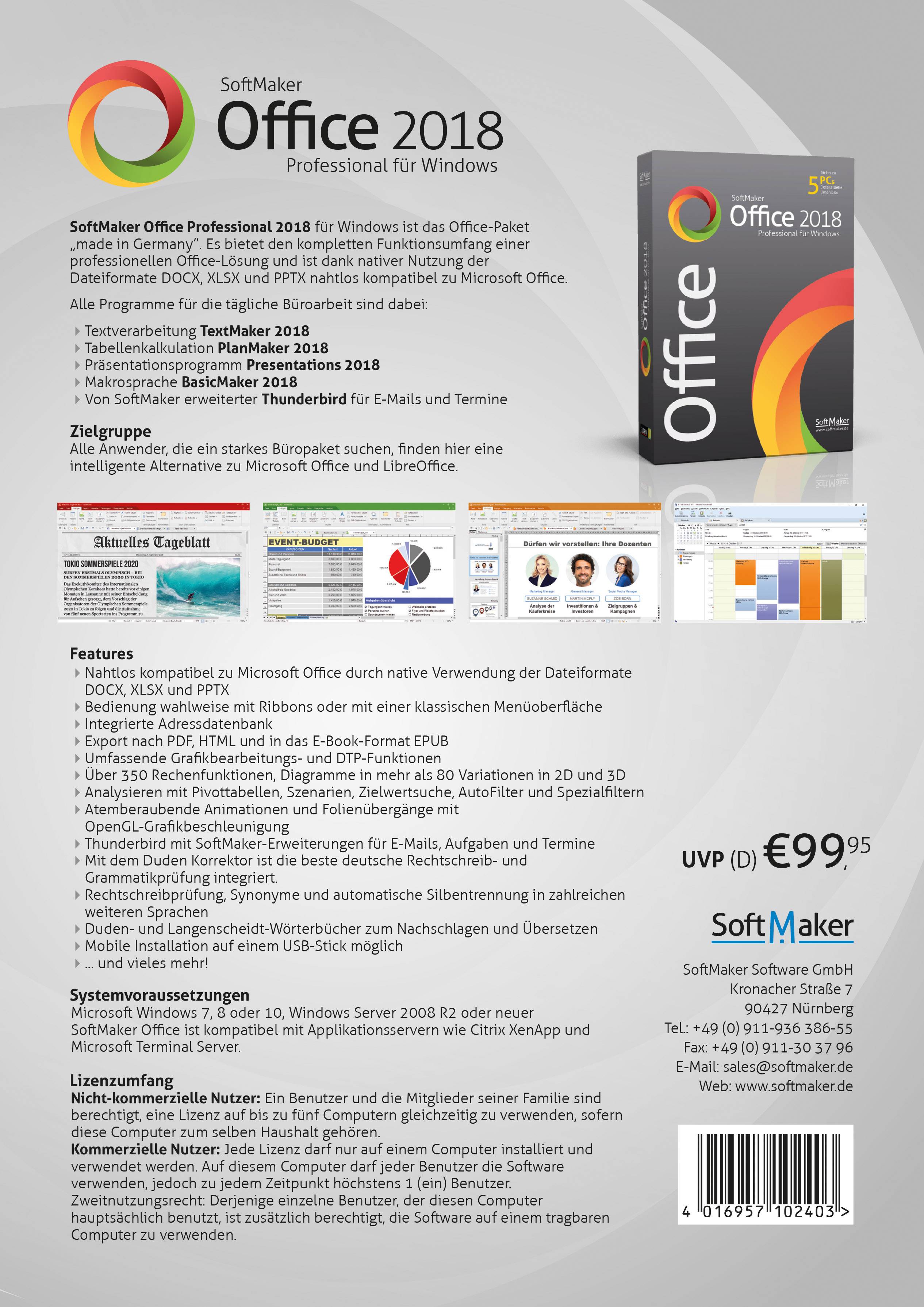 softmaker office professional 2018