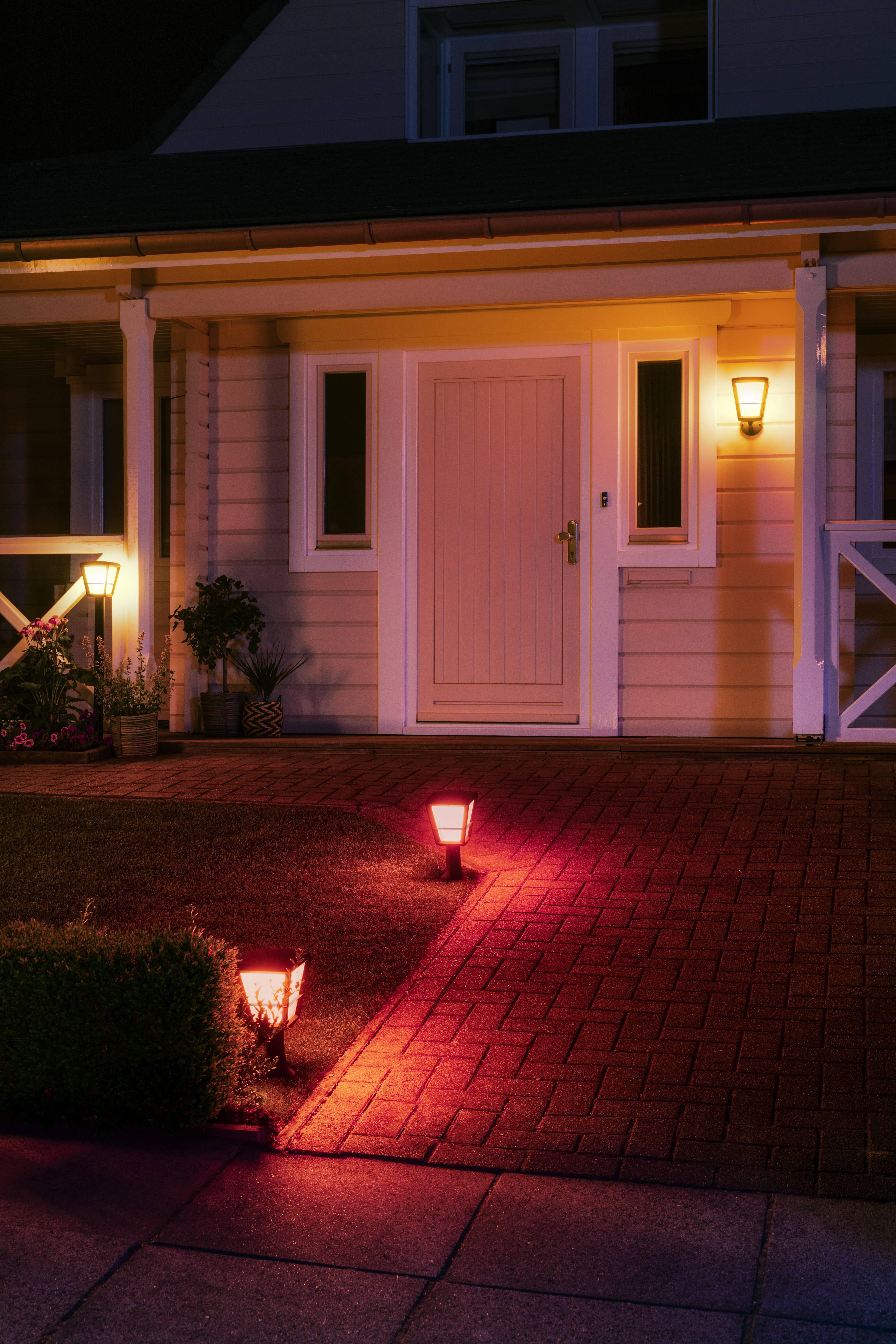 Philips LED LED outdoor wall light 17439/30/P7 Econic Built-in LED 15 W RGBW-7
