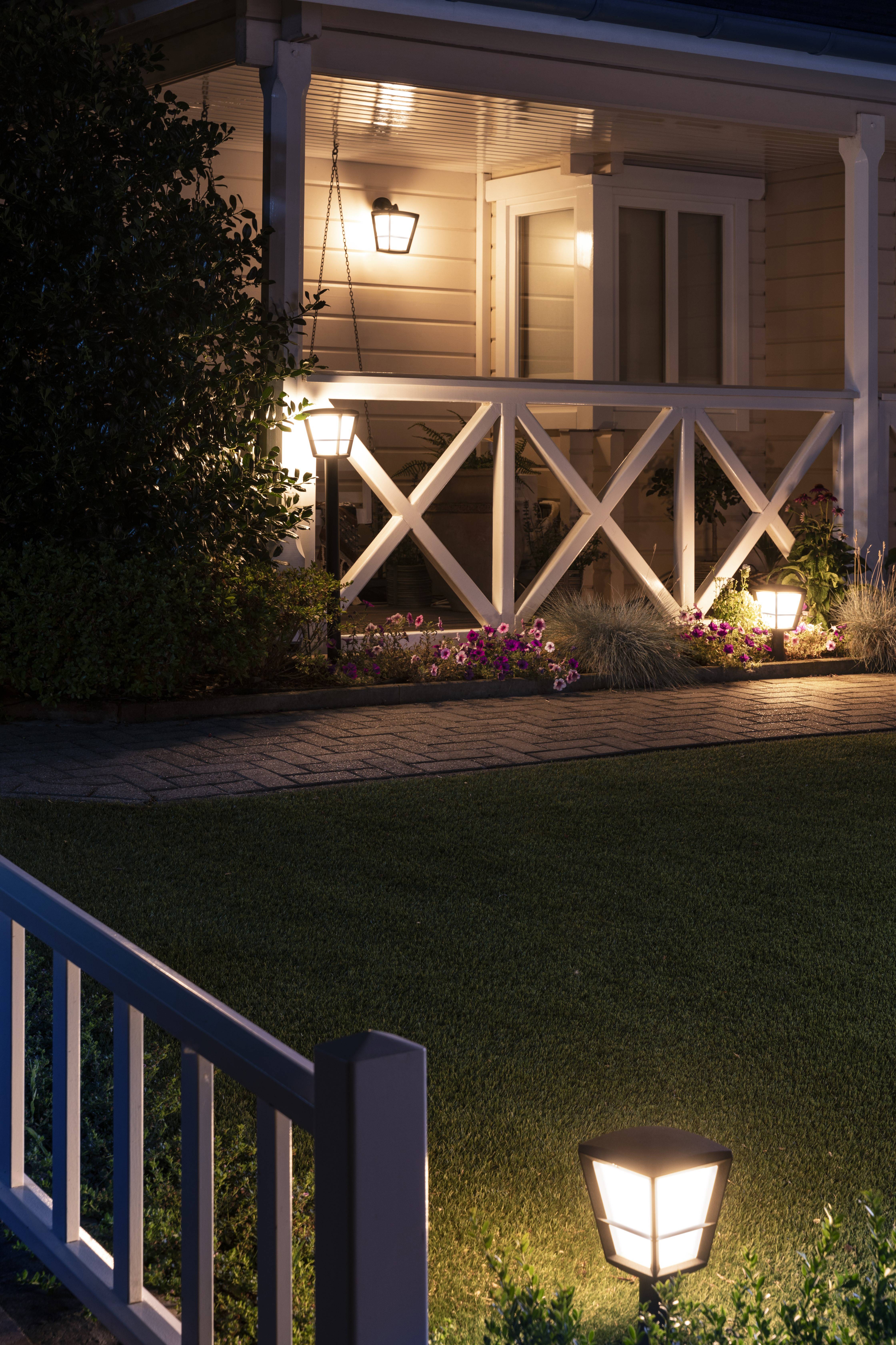 Philips LED LED outdoor wall light 17439/30/P7 Econic Built-in LED 15 W RGBW-10