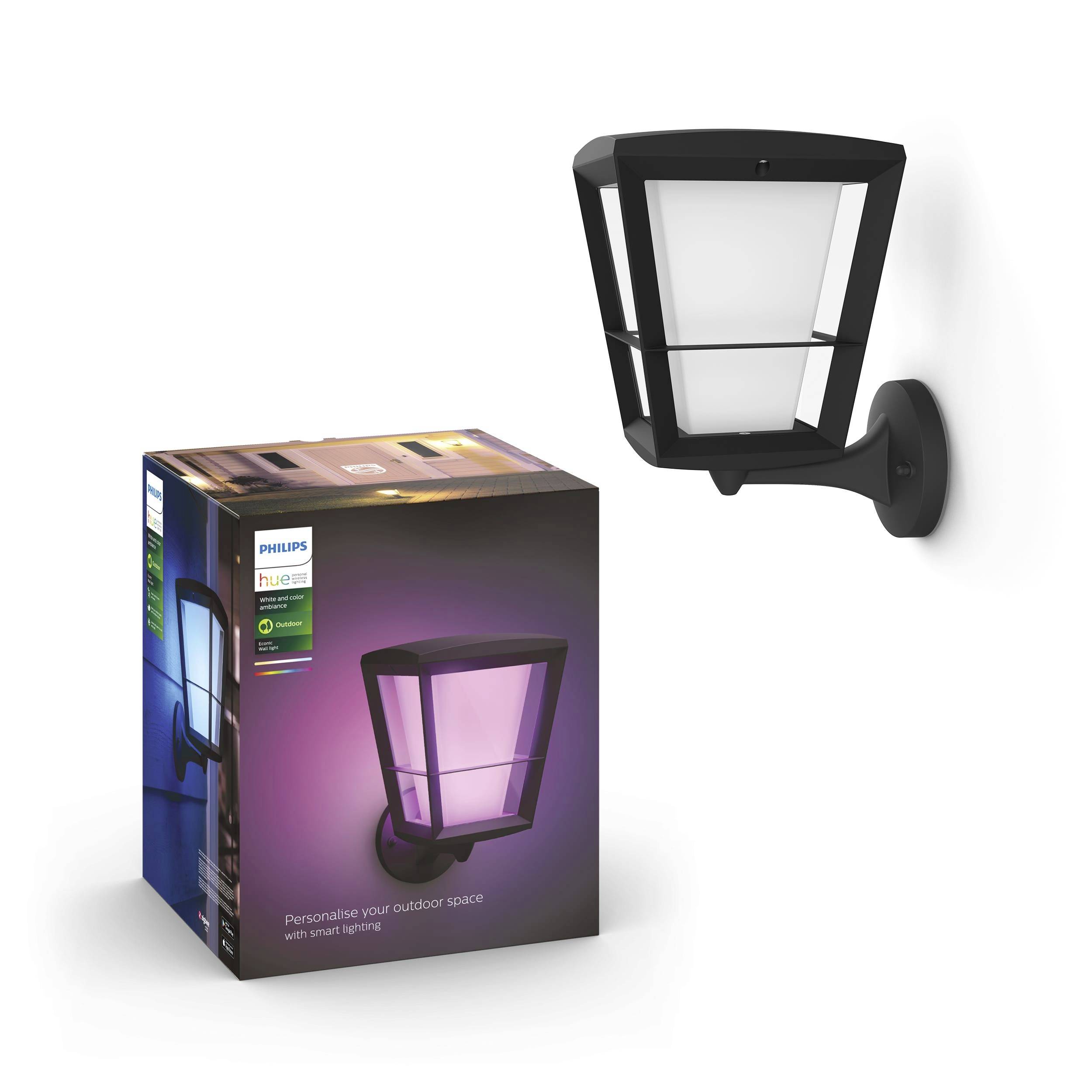 Philips LED LED outdoor wall light 17439/30/P7 Econic Built-in LED 15 W RGBW-3