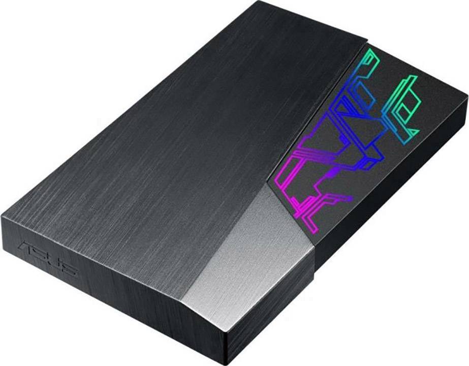 Asus FX Gaming AURA Sync RGB 2 TB 2.5" external hard drive USB A (USB 3.2 1st gen) Black 90DD02F0-B89010-6