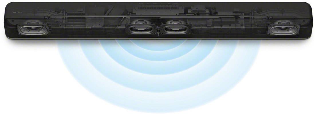 Sony HT-X8500 Soundbar Black Bluetooth, w/o subwoofer, Dolby Atmos-4