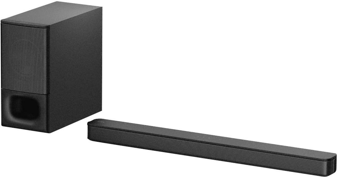 Sony HT-S350 Soundbar Black Bluetooth, incl. cordless subwoofer, Wall brackets