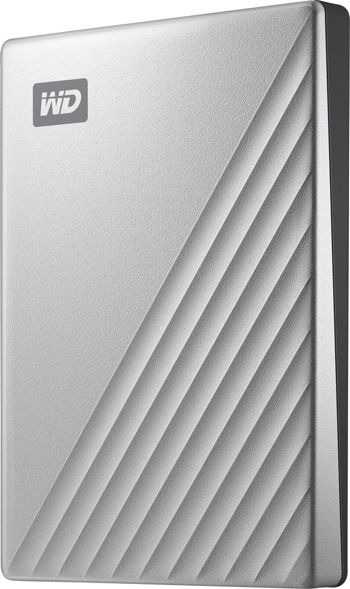 WD My Passport Ultra for Mac 2 TB 2.5 external hard drive USB-C™ Silver WDBKYJ0020BSL-WESN
