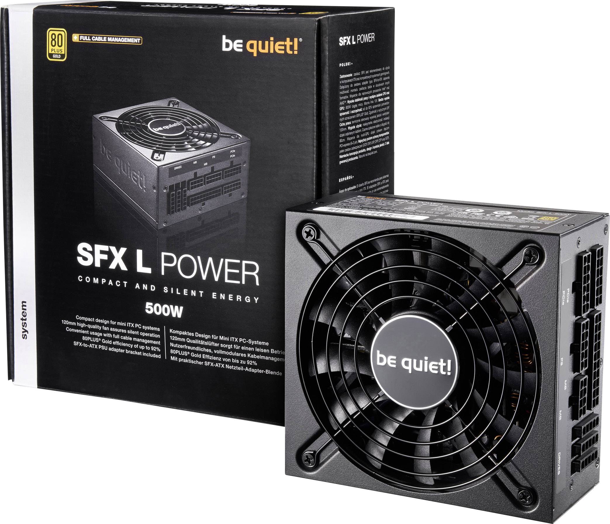 BeQuiet SFX-L Power PC power supply unit 500 W SFX 80 PLUS Gold