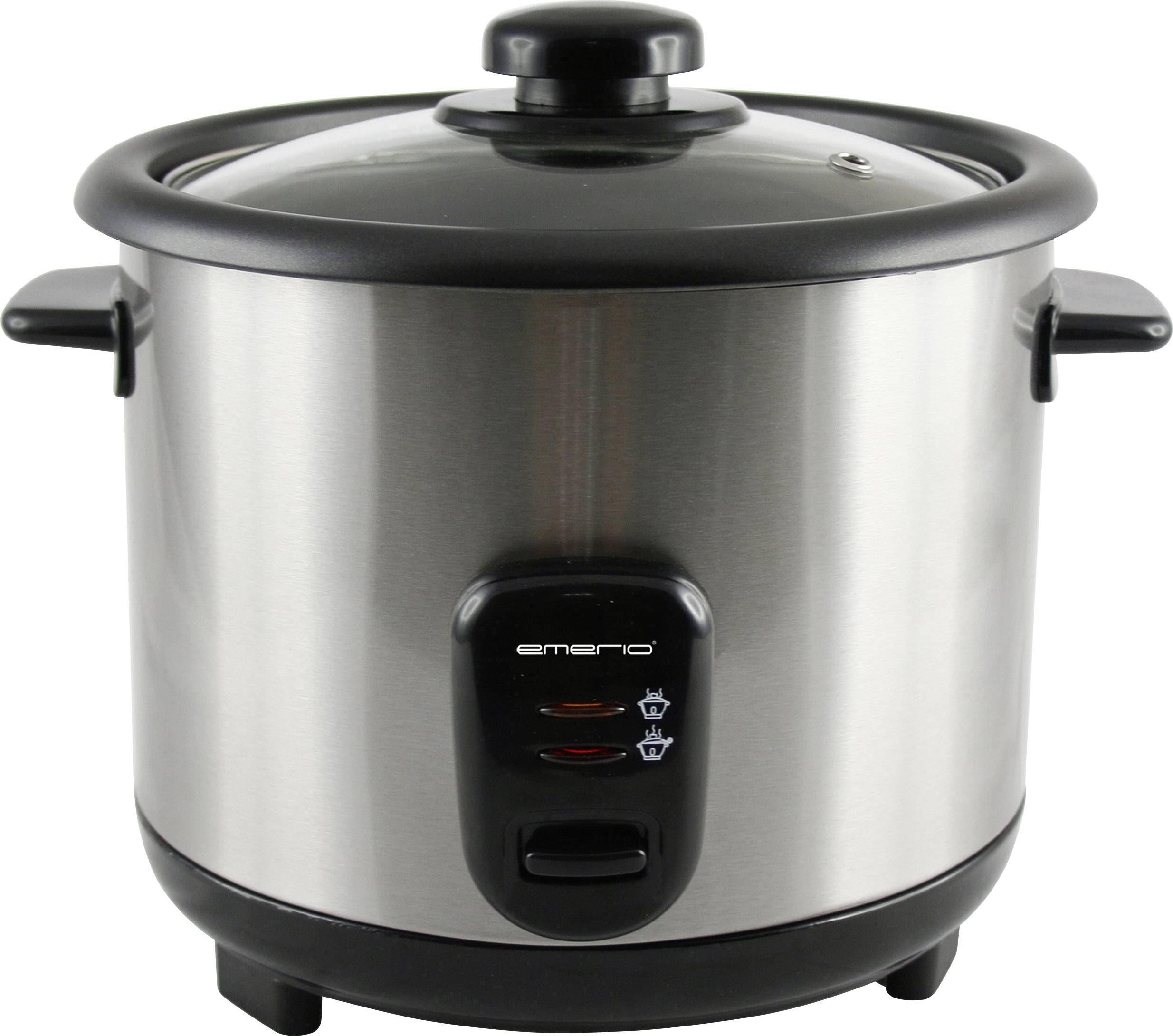 Image of EMERIO RCE-110118 Rice cooker Stainless steel, Black