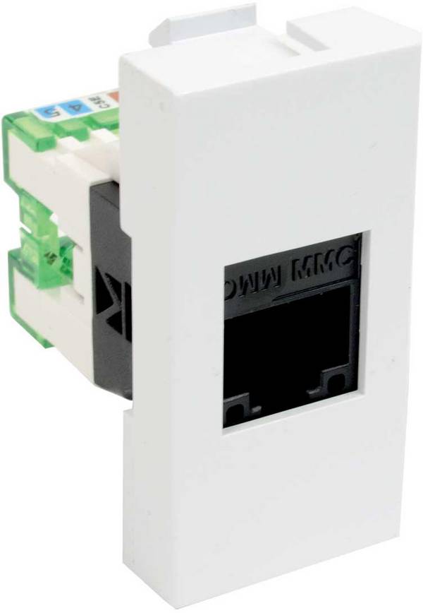 KOPOS QD 45X22.5-RJ-45_HB Inset Data module (W x H) 22.5 mm x 45 mm 1 pc(s) White