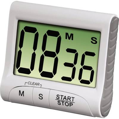 An electronic timer displays '00:08:36' on its screen. Below are the buttons 'M', 'S' and 'START/STOP'.