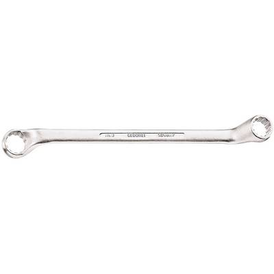 'Metal double ring spanner with engraving of size "11x13" and brand "GEDORE-vanadium", suitable for hexagonal nuts.'