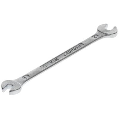 A silver double-ended spanner with sizes 6 and 7 mm, with the brand name 'GEDORE' stamped on it.