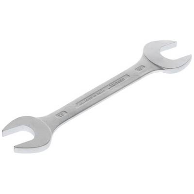A silver double-ended spanner with sizes 32 mm and 36 mm is shown diagonally from above.