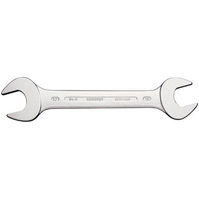 A silver spanner with two open ends of different sizes. Numbers '32' and '30' are engraved on the tool.