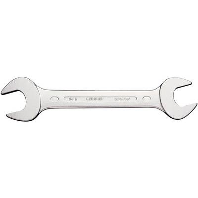 A double-ended metal spanner with the inscription 'GEDORE No. 6 GERMANY'.