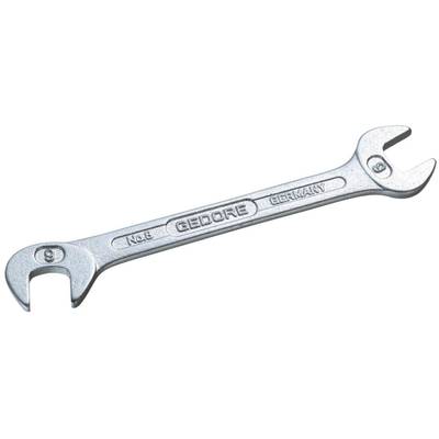 Gedore 1879146 8-011 Double-ended open ring spanner set  4.5 - 13 mm   