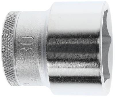 Metal socket with a '30' marking on the side, cylindrical in shape, used for screw-related work.