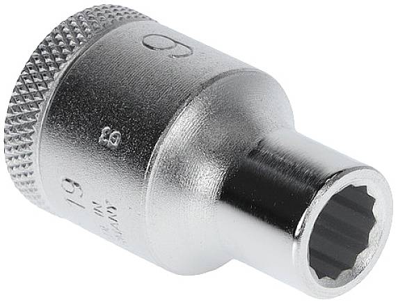 Silver-coloured knurled pin with non-slip surface, suitable for use in mechanical engineering.