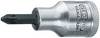 Gedore IKS 19 PZD 6156840 Pozidriv Screwdriver bit 1/2" PZ 4 1/2" (12.5 mm)