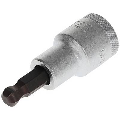 Bit key with a spherical tip, cylindrical metal shaft, and 'T45' marking on the surface.