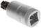 Silver-coloured screwdriver bit with Torx head size T55, marked with 'GEDORE'. Used for loosening Torx screws.