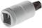 Metal Torx screwdriver bit, side view, showing the hexagonal profile and T25 engraving.