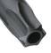 The image section depicts the mouth of a multi-sided steel tube with uniform grooved structure for mechanical applications.