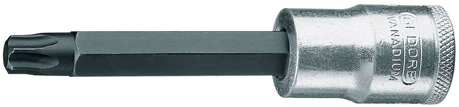 'Screwdriver bit with a TORX head and robust metal handle. Suitable for precise work on specific screws.'