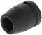 Black hexagonal socket nut, marked with number '15', suitable for use with a spanner or ratchet for mechanical work.