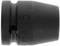 Black metal clamping sleeve with a cylindrical body and a side-drilled hole. Marked 'CL 15'.