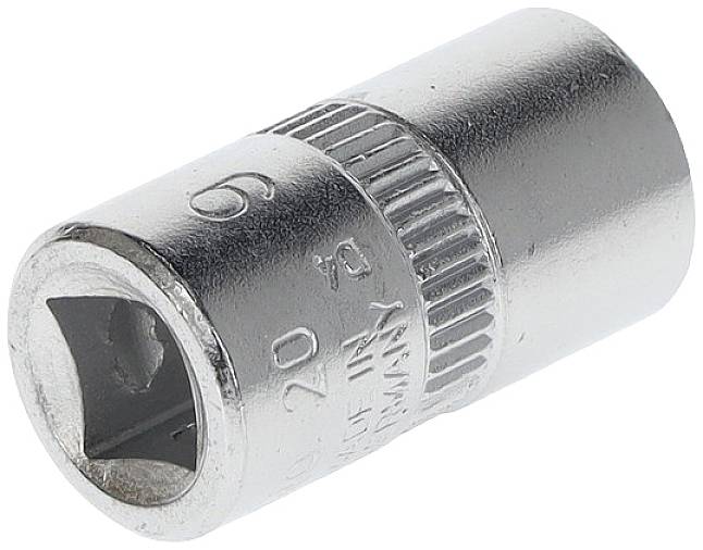 Metallic hexagonal socket key, 9 mm in size, suitable for universal use in mechanical work and repairs.